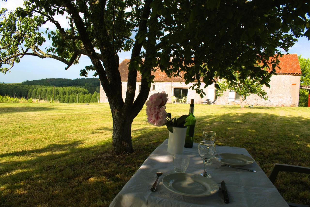 Perigourdine Avec Spa Et Vue Pomport Екстер'єр фото